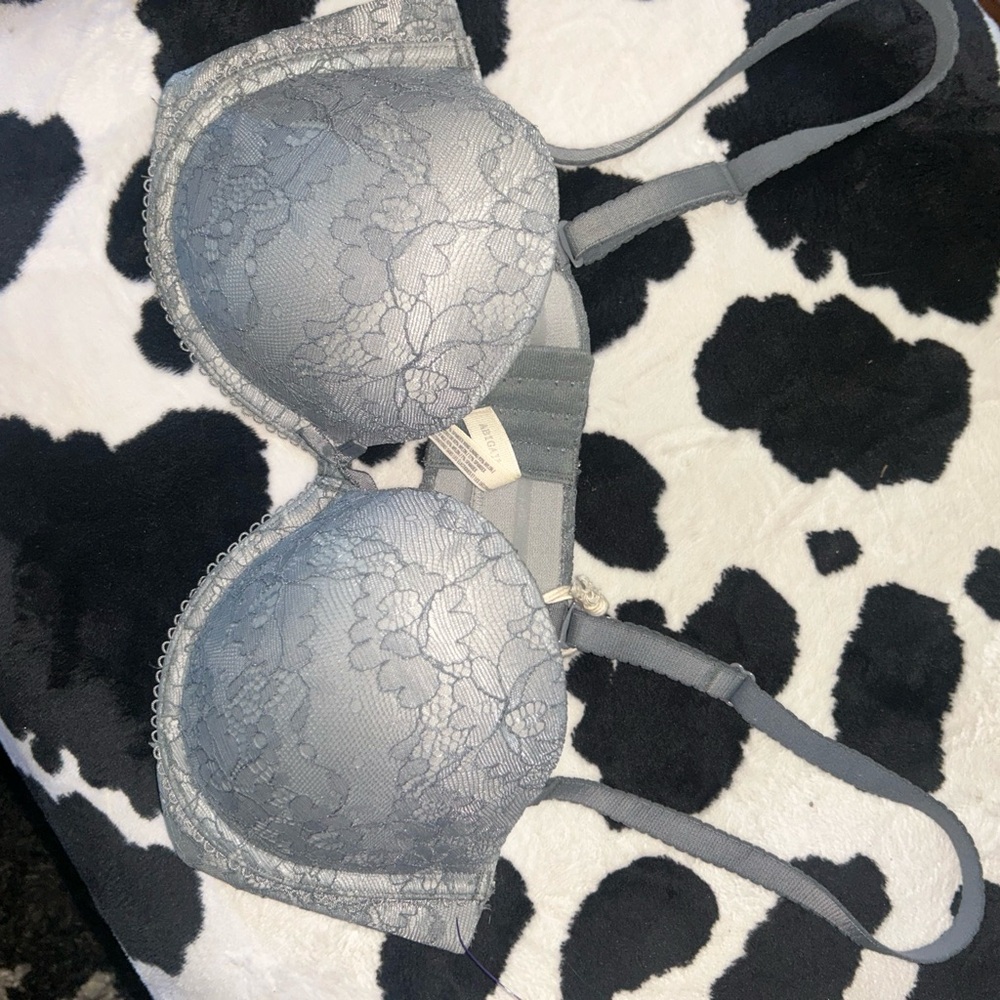 Aerie Lace Bra in Soft Gray